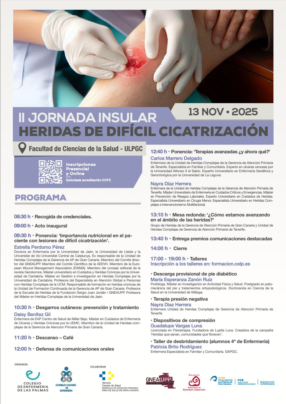 II Jornadas de difícil cicatrización